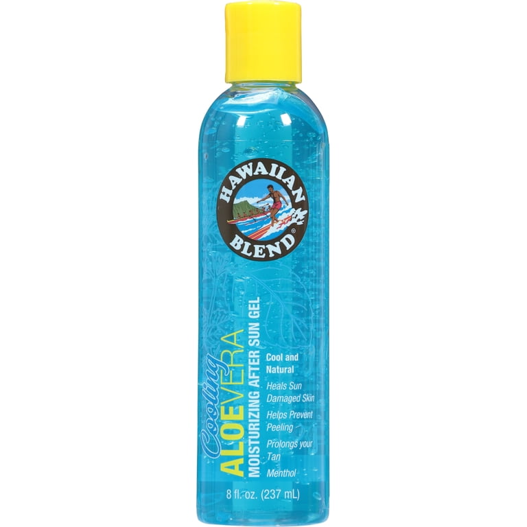 Hawaiian Blend Aloe Vera Cooling Gel 8oz - Body Alo Sunburn Relief for  Damaged Skin - Walmart.com