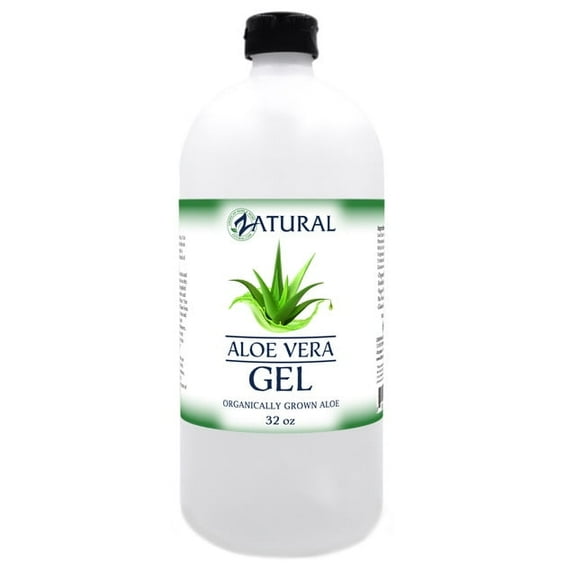 Aloe Vera Gel - Natural Scent, Moisturizing & Soothing, 32 oz