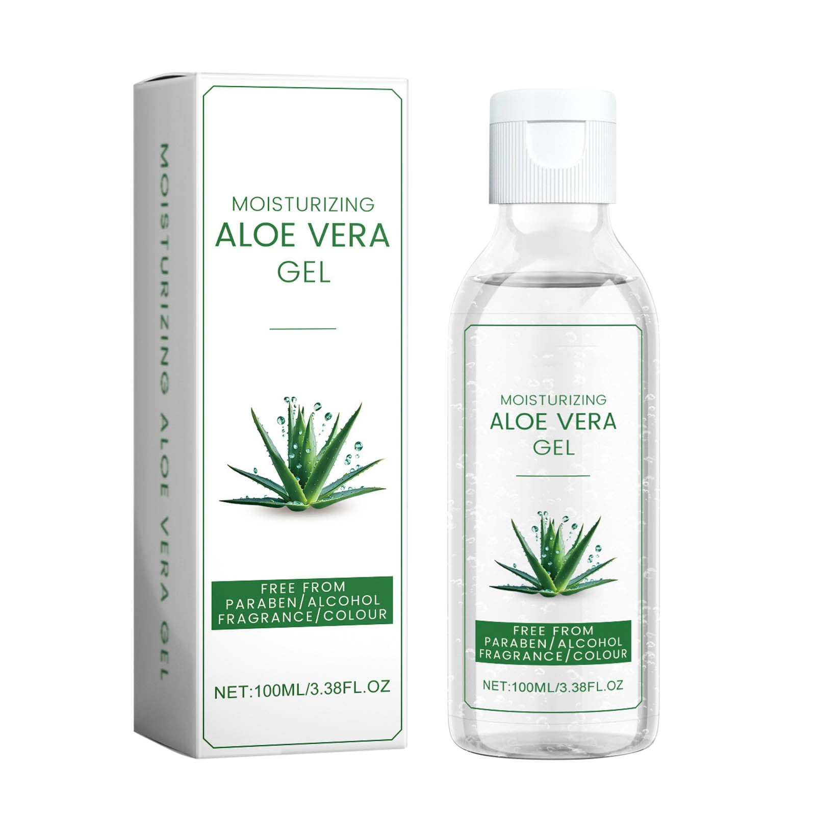 Aloe Vera Gel Organic aloe Skin care Moisturizer for Face, Body, Hair