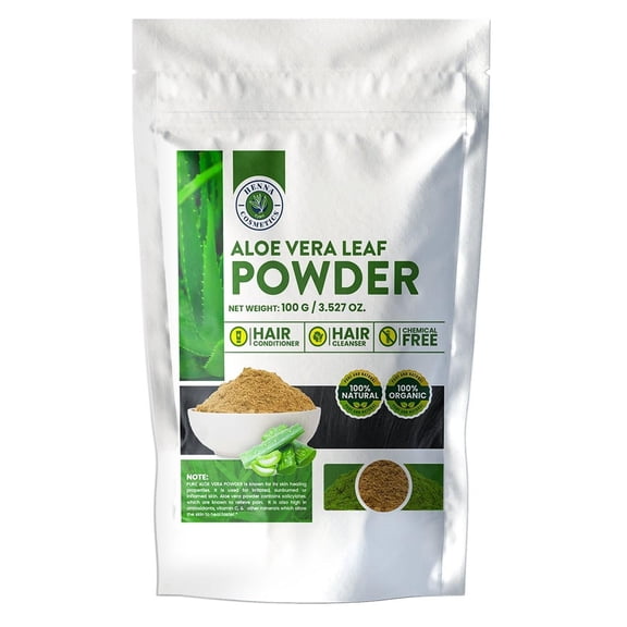 Aloe Vera Leaf Powder - Supplement for Hair and Skin 100 Grams (3.53 oz.)