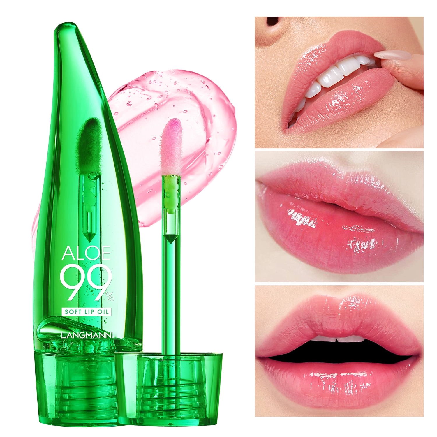 Aloe Vera Lip Oil, Color Changing Lipstick, Magic Colour Changing Lip