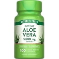 thumbnail image 1 of Aloe Vera Softgels | 5000mg | 100 Count | For Men and Women | by Nature's Truth, 1 of 7