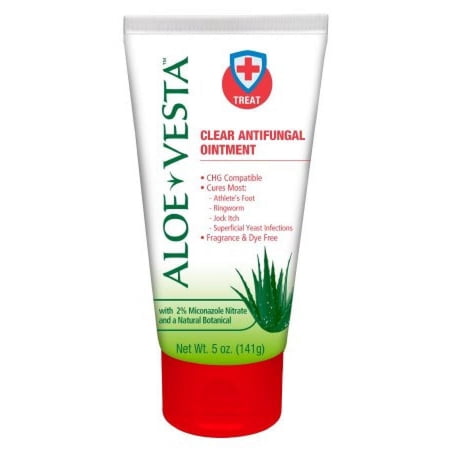 Aloe Vesta Antifungal Ointment, 2 ounce Tube, 2% Strength, CHG Compatible, 1 Count