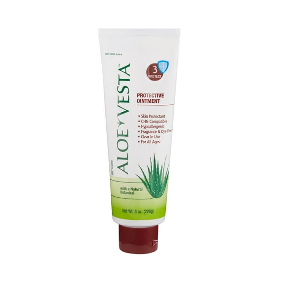 Aloe Vesta Unscented Skin Protectant Ointment 8 oz. Tube 324908 12 Ct