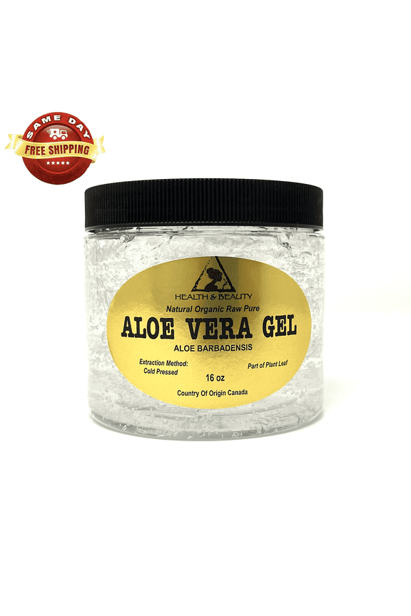 Aloe vera gel organic cold pressed natural moisturizer 32 oz