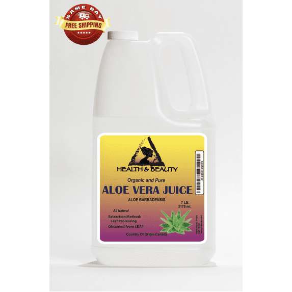 Aloe vera juice organic whole leaf natural moisturizer raw material 7 lb