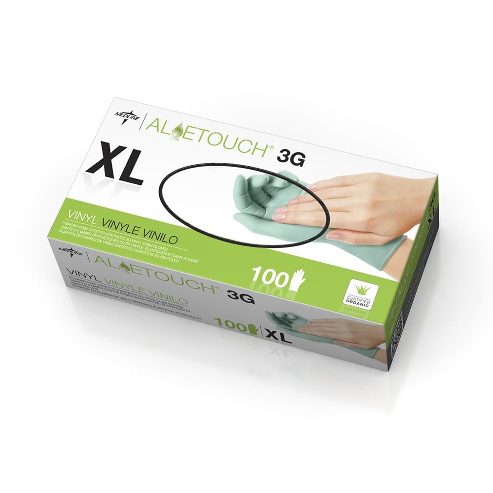 Aloetouch 3G Powder-Free Latex-Free Synthetic Exam Gloves - MDS195177H