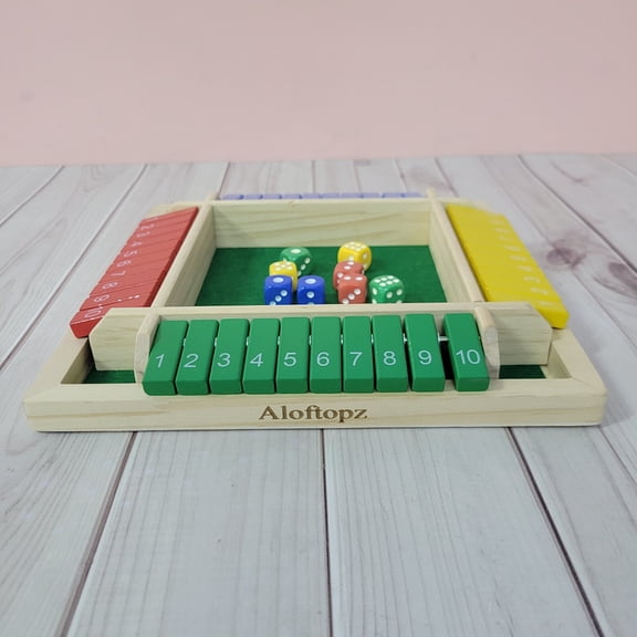 Aloftopz Dice games Boxed Dice Game Durable, Scratch-Resistant, and Eco-Friendly, Perfect for Family and Party Entertainment