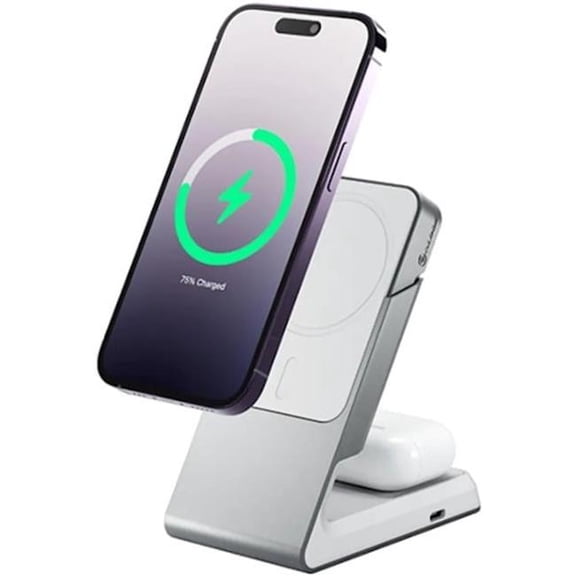 Alogic MSCDDWH Matrix 2-in-1 Magnetic Charging Dock, White