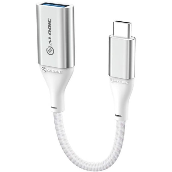 Alogic Super Ultra - USB adapter - USB-C (M) to USB Type A (F) - USB 3.1 Gen 1 - 3 A - 5.9 in - silver