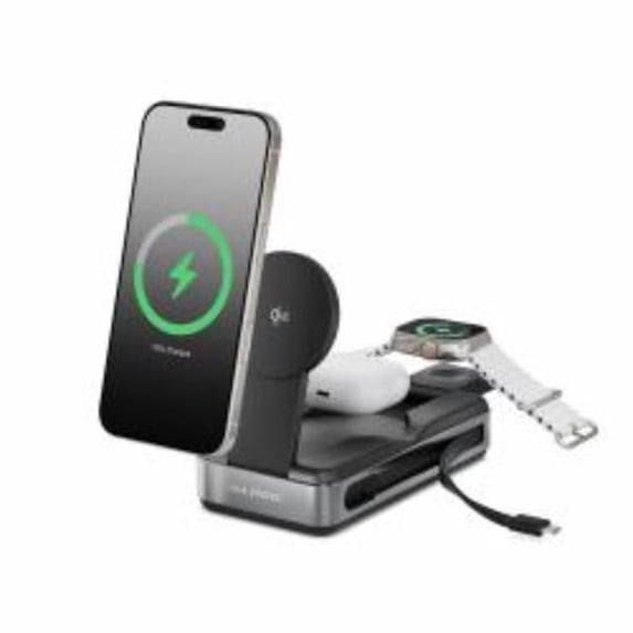 Alogic USA - Scale R20KWCPB100W Roam 21000mAh 6-in-1 Power Bank with Qi2 Fast Wireless & 100W USB-C Laptop Charging, Black