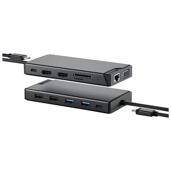 ALOGIC MV2 USB-C Dual Display DP Alt Mode Docking Station, Black