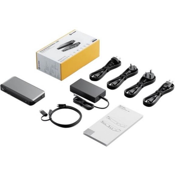 Alogic Universal Dock Dual Display Screen 4K docking station with 100W power delivery PD DP Alt Mode USB-C and USB-A devices