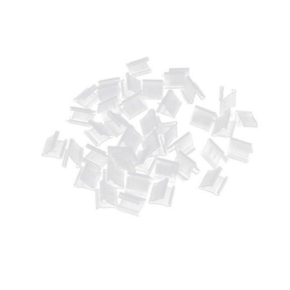 Raindrops Balloon Clips for Sealing Balloons Made of Plastic Transparent Ideal for Parties and Events 100pcs