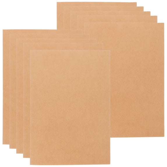 Aloha 10pcs A4 Simple File Folder Kraft Paper Folder Single Slot ...