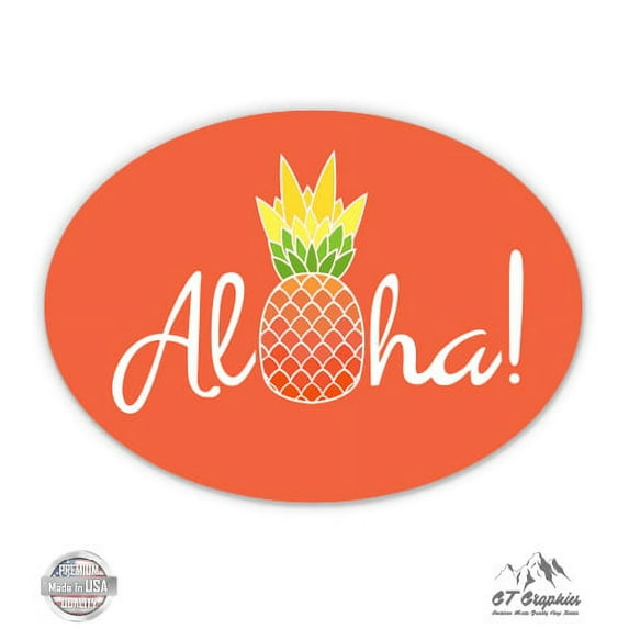 Aloha - 12" Vinyl Sticker Waterproof Decal