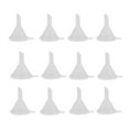 Aloha 12PCS Mini Perfume Funnels Clear Plastic Funnels for Fragrance