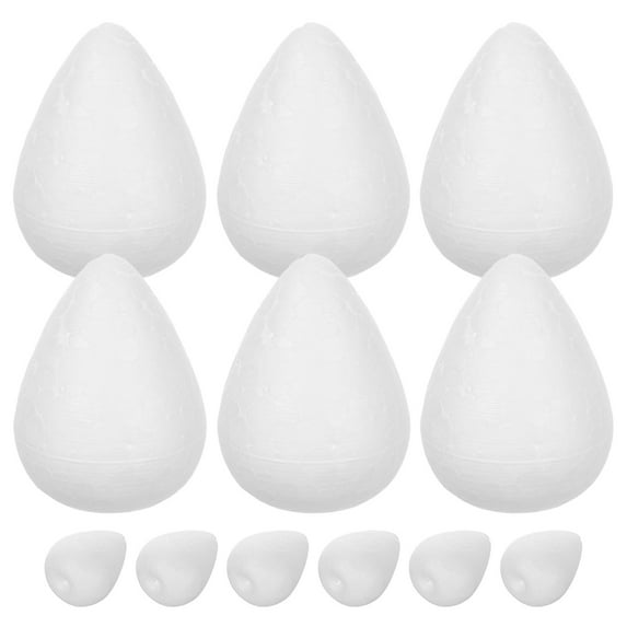 20 Pieces Craft Foam Flower Buds for Wedding Decorations, Unpainted Foam Flower Buds for Floral Projects