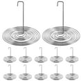 thumbnail image 1 of 20Pcs Teapot Spout Strainer: Stainless Steel Kettle Spout Filter Insert Inside with Hooks for Brewing Loose Leaf Tea - Silver, 1 of 8