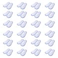thumbnail image 1 of Aloha 24 Pairs Disposable Slippers Non-slip Slippers Comfortable Thickened Slippers For Hotel (White and Blue), 1 of 7