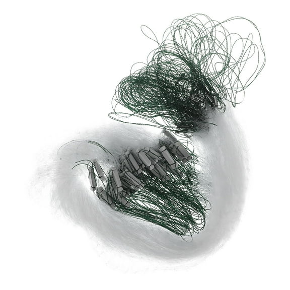 Aloha 25m 1 Layers Fishing Net Monofilament Fishing Gill Network With Float Outdoor Fish Gillnet Trap Fishing