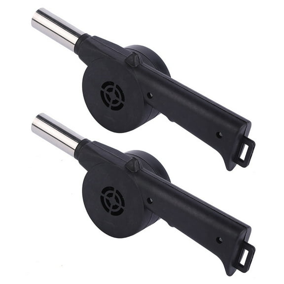 Aloha 2pcs Manual BBQ Fan Air Fire Blower Grill Blower Outdoor Barbecue Cooking Tool