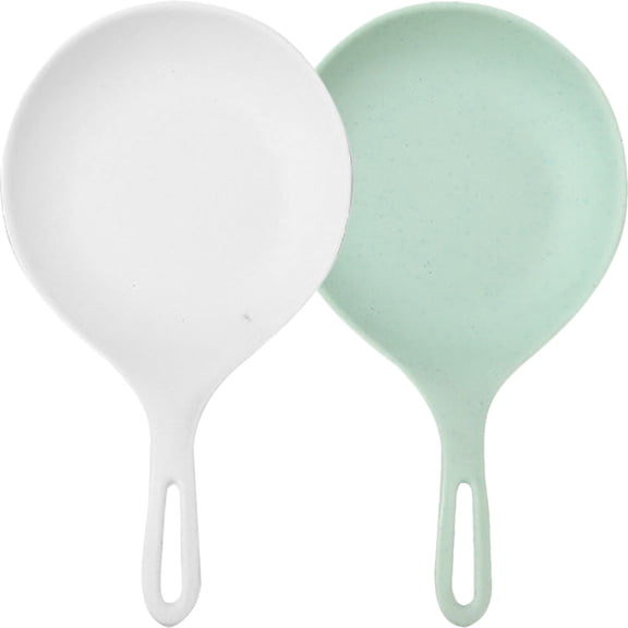 Aloha 2pcs Serving Dish Lightweight Handled Serving Plates Large Tray for Steak Pasta Dessert Salad