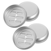Aloha 2pcs Soap Bar Holder Travel Soap Case with Lid Leakproof Soap Box Soap Dishes