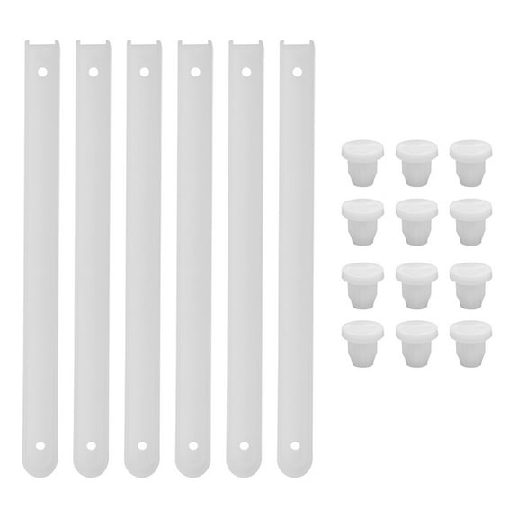 Aloha 3 Sets Plastic Drawer Slides Drawer Replacement Parts Drawer Rails Drawer Track Rails