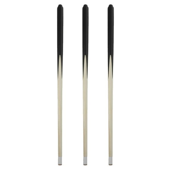 3-Piece Kids Pool Cue Set Wooden Mini Billiard Cue Sticks Short Size for Children