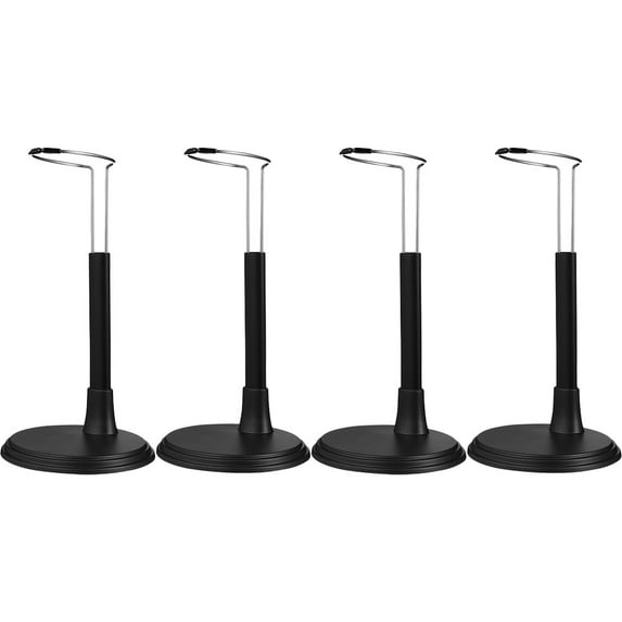 Aloha 4pcs Doll Stand Doll Display Support Reusable Doll Support Stand Vertical Doll Stand Supply
