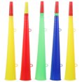 thumbnail image 1 of Aloha 5pcs Stadium Horn Plastic Trumpet Noisemakers for Sporting Events Graduation Games Sports Mixed Color, 1 of 7