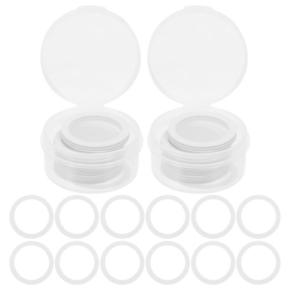 Aloha 60pcs Professional Kazoo Flute Diaphragms Replacements PE Kazoo Flute Parts