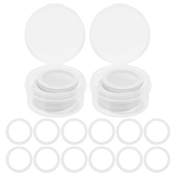 Aloha 60pcs Professional Kazoo Flute Diaphragms Replacements PE Kazoo Flute Parts