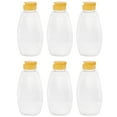 thumbnail image 1 of Aloha 6pcs Clear Honey Storage Jar Empty Jam Squeeze Bottle Kitchen Honey Storage Bottle, 1 of 8
