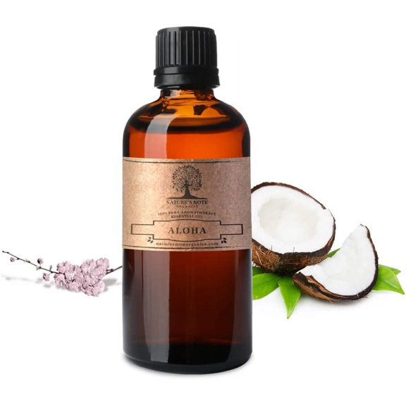 Aloha Aromatherapy Essential Oil - 100% Pure Aromatherapy Grade Essential oil by Nature's Note Organics - 4 Fl Oz