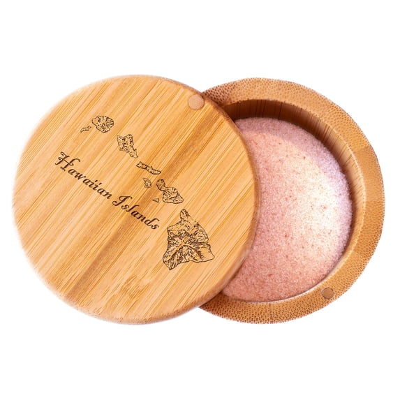 Aloha Bamboo Hawaiian Islands Bamboo Salt Box