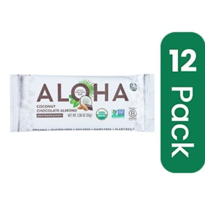 Aloha Bar Coconut Chocolate Almond 1.98 oz (Pack Of 12) - Walmart.com