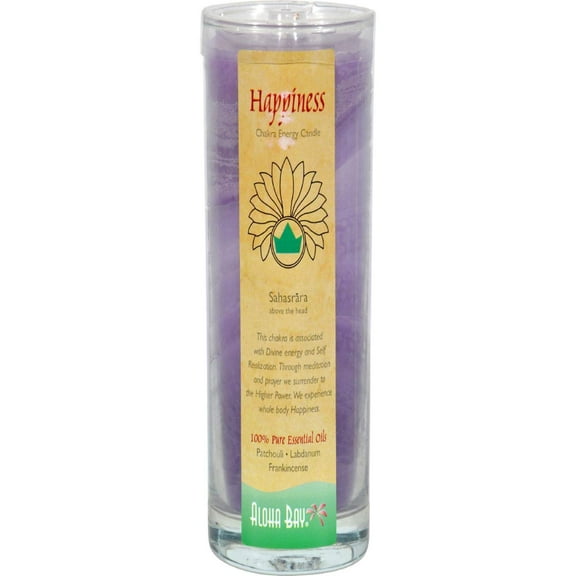 Aloha Bay Chakra Candle Jar, 11 OZ, Happiness