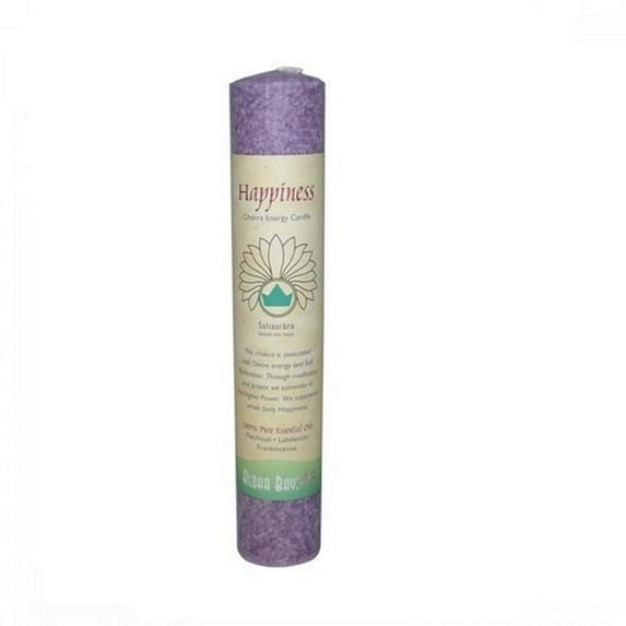 Aloha Bay Chakra Energy Candle, 8-Inch, Sahasrara, 1 EA