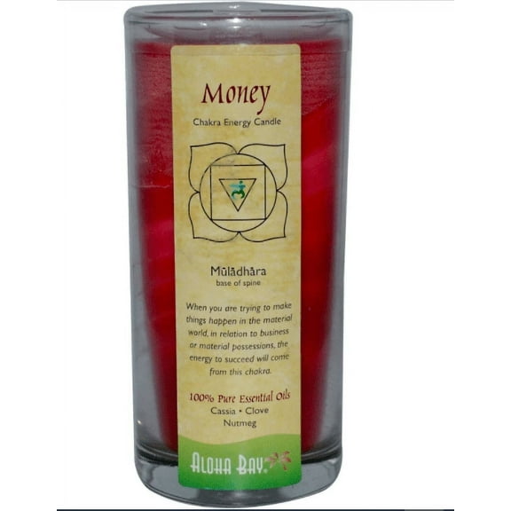 Aloha Bay Chakra Energy Candle Money Cassia Clove Nutmeg 11 oz
