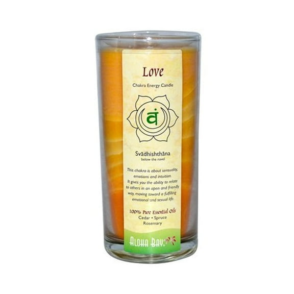 Aloha Bay Chakra Jar Cndl Love 11 Oz