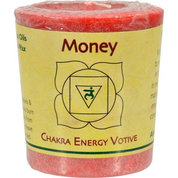 Aloha Bay Chakra Votive Candle, Money
