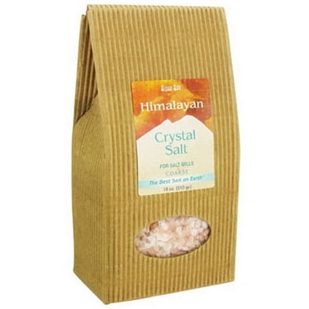 Aloha Bay Himalayan Coarse Crystal Salt, For Salt Mills - 18 Oz, 6 Pack