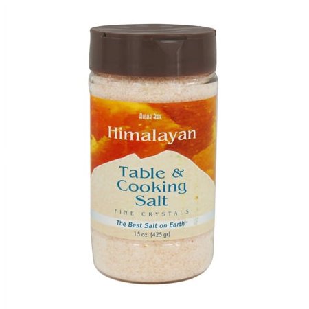Aloha Bay Himalayan Fine Crystals, Table And Cooking Salt - 15 Oz, 6 Pack