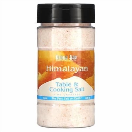 Aloha Bay, Himalayan Table & Cooking Salt, Fine Crystals, 15 oz Pack of 2