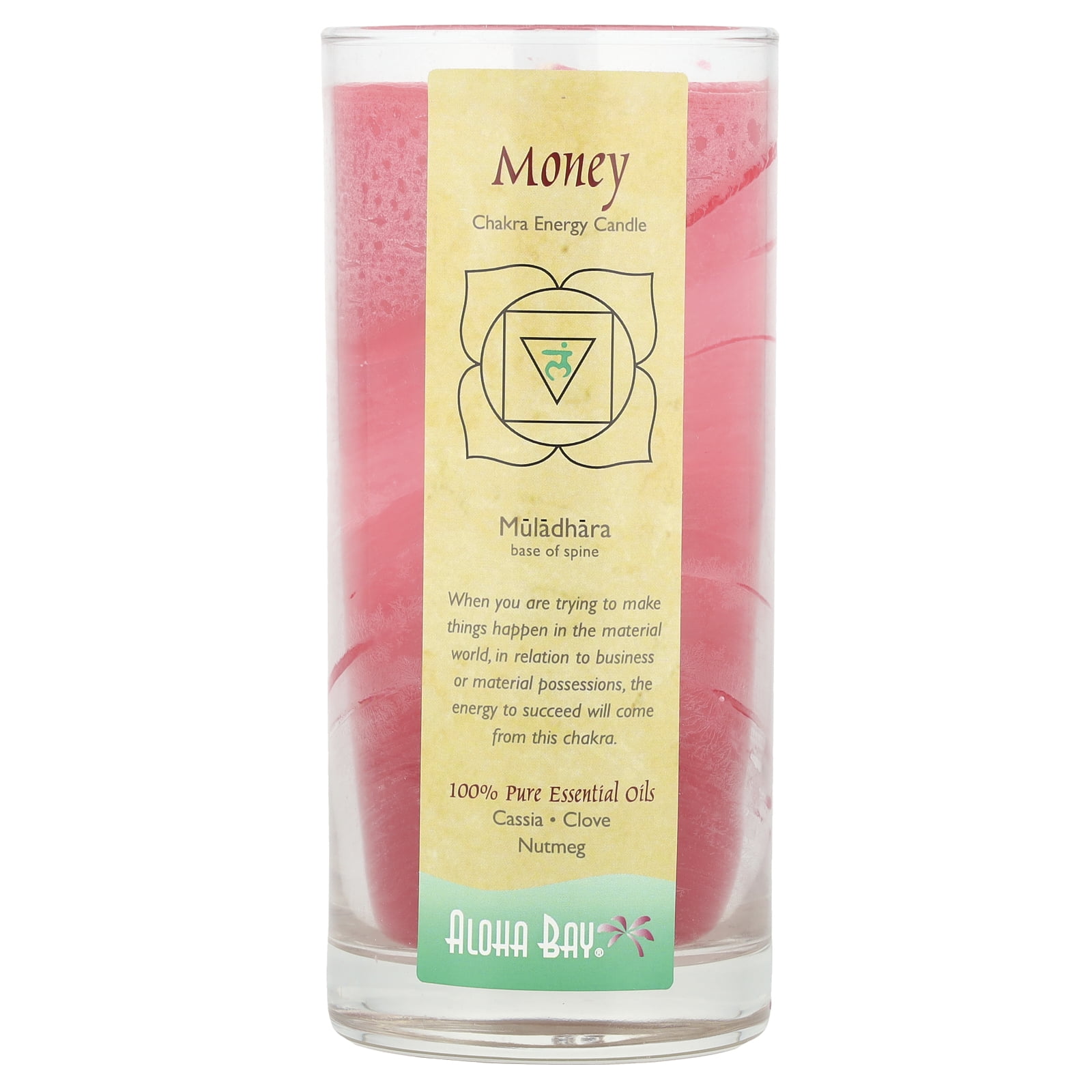 Aloha Bay Scented Chakra Jar Candle 11oz - Money, Muladhara - Yoga ...