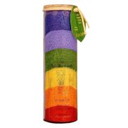 Aloha Bay Sri Yantra Rainbow Chakra Jar Candle Unscented - 16 Oz 3 Pack