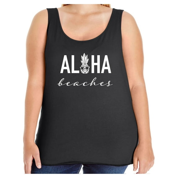 Aloha Beaches Pineapple Womens Tank Top