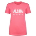 thumbnail image 1 of Aloha Beaches Pineapple Womens crewneck tee, 1 of 2